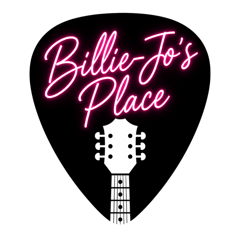 Billie-Jo's Place neon guitar logo